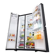 LG InstaView Door-in-Door™ GSX960MCVZ American style Fridge Freezer , 601L, Matte Black -F, GSX960MCVZ
