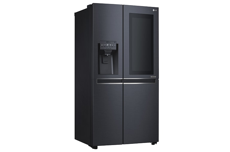 LG InstaView™ Door-in-Door® GSX960MTAZ American Style Fridge Freezer Matte Black, GSX960MTAZ