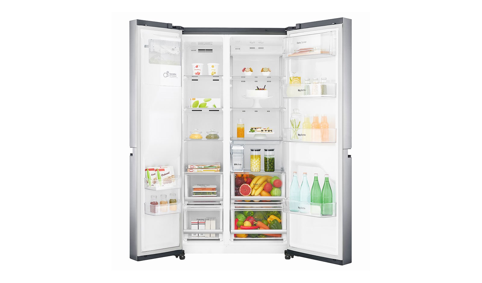 LG InstaView Door-in-Door™ Smart Refrigerater with Plumbed Water, GSX960NSAZ