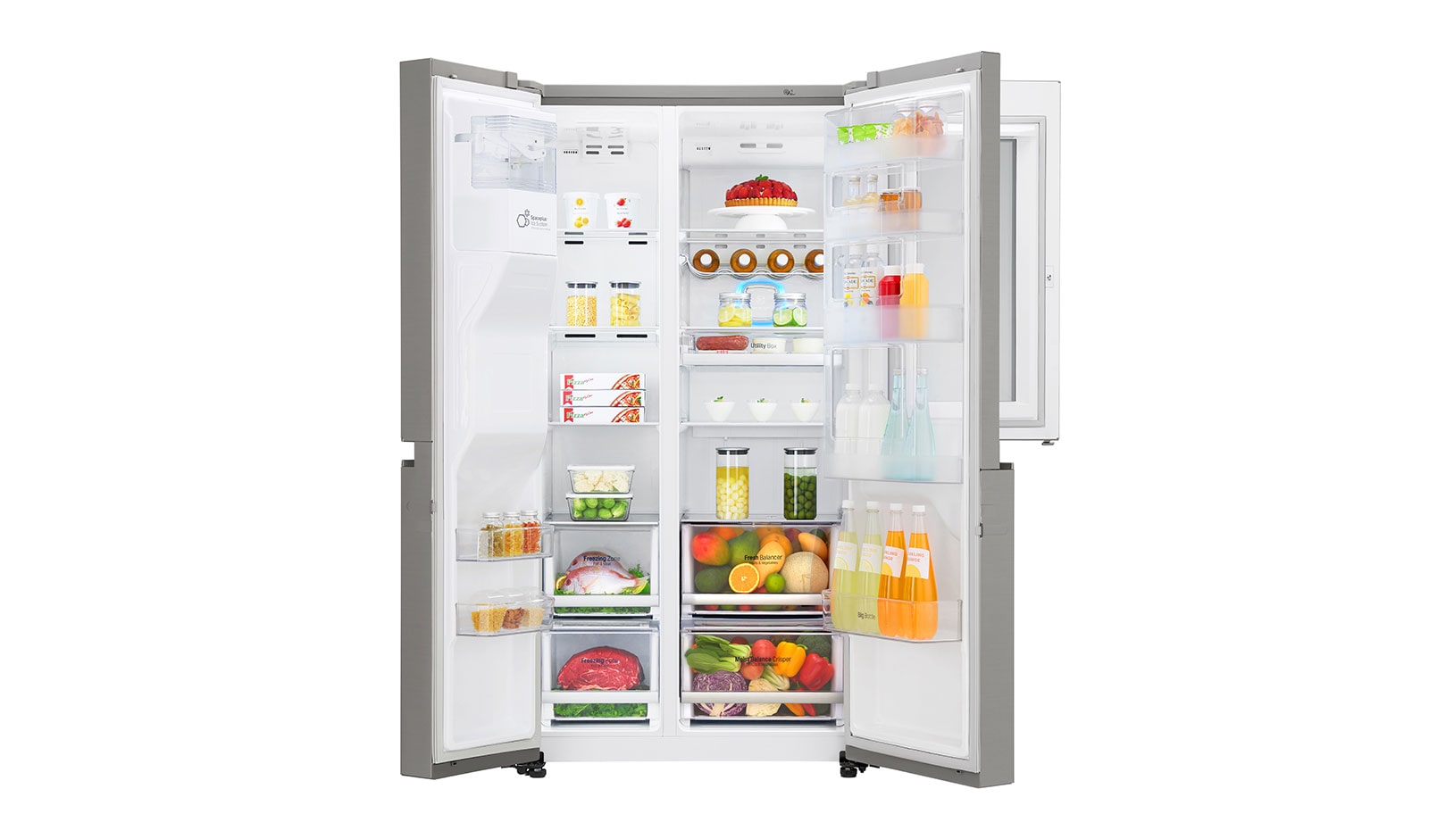 LG InstaView Door-in-Door™ Smart Refrigerater with Plumbed Water, GSX960NSAZ