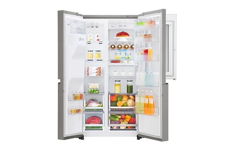 LG InstaView Door-in-Door™ Smart Refrigerater with Plumbed Water, GSX960NSAZ