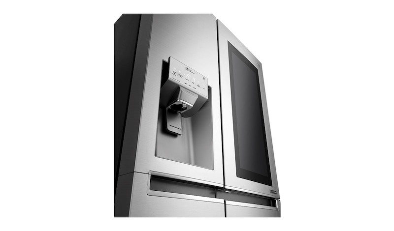 LG F Energy Rated InstaView Door-in-Door Smart Refrigerator with Non-Plumbed Water, GSX961NSAZ