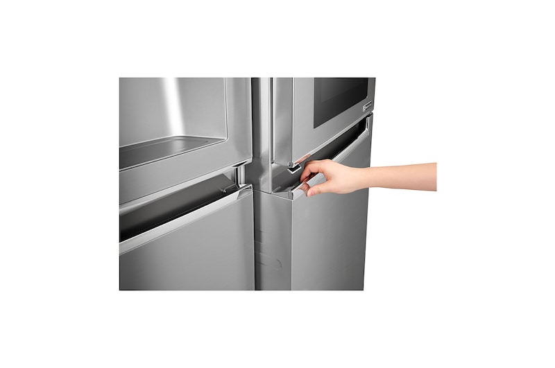 LG InstaView Door-in-Door™ GSX961NSVZ American style Fridge Freezer, 625L, Premium Steel -F, GSX961NSVZ