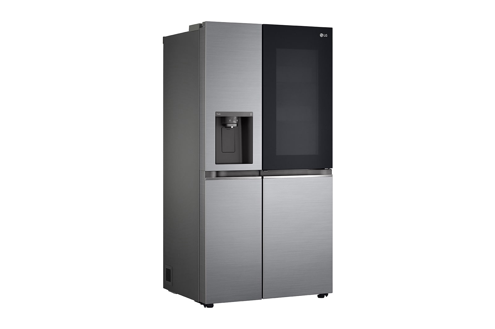 LG 635L InstaView™ American Style Fridge Freezer Shiny Steel Total No Frost, GSXV80PZLE