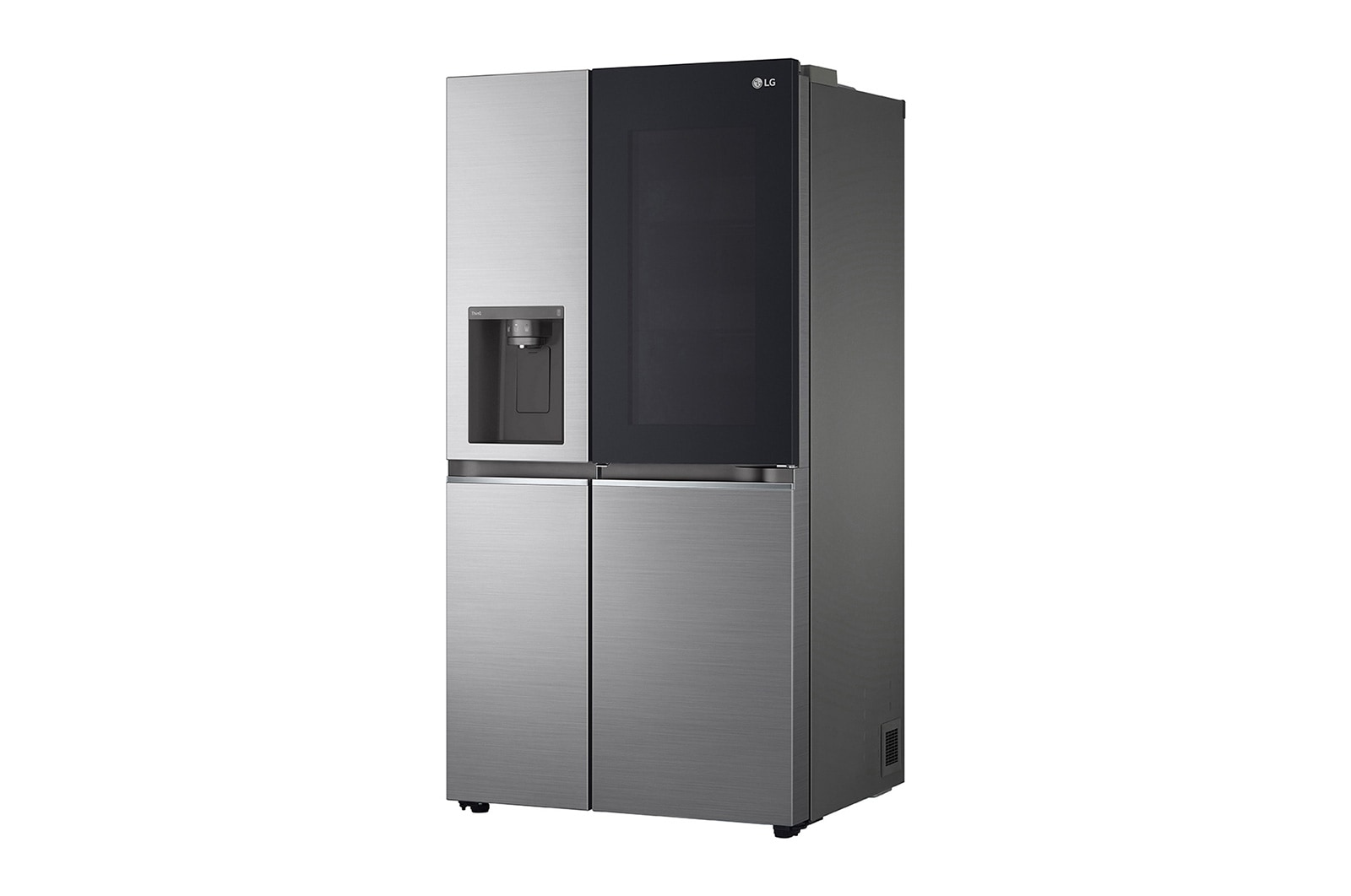 LG 635L InstaView™ American Style Fridge Freezer Shiny Steel Total No Frost, GSXV80PZLE