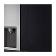 LG 635L InstaView™ American Style Fridge Freezer Shiny Steel Total No Frost, GSXV80PZLE