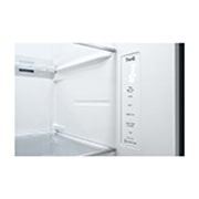 LG 635L InstaView™ American Style Fridge Freezer Shiny Steel Total No Frost, GSXV80PZLE