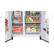 LG InstaView Door-in-Door | GSXV90BSAE | American Style Fridge Freezer | 635L | WiFi connected | Stainless Steel, GSXV90BSAE