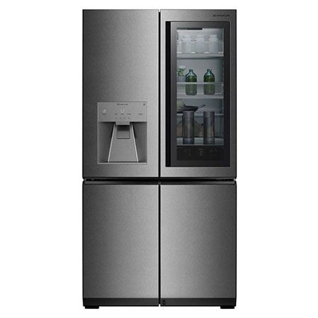 LG SIGNATURE 31 cu. ft. Smart wi-fi Enabled InstaView™ Door-in-Door® Refrigerator, front view, LUPXS3186N, thumbnail 2
