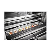 LG 643L InstaView™ Multi Door Fridge Freezer Stainless Steel Total No Frost, LSR100