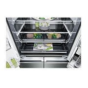 LG InstaView Door-in-Door | LSR100 | Multi-Door Fridge Freezer | 643L | WiFi Connected | Stainless Steel, LSR100