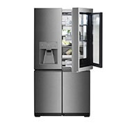 LG 643L InstaView™ Multi Door Fridge Freezer Stainless Steel Total No Frost, LSR100