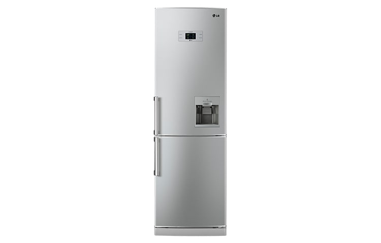Front view of Fridge Freezer with Water Dispenser and Gross Capacity of 315 Litres GB3133PVGW