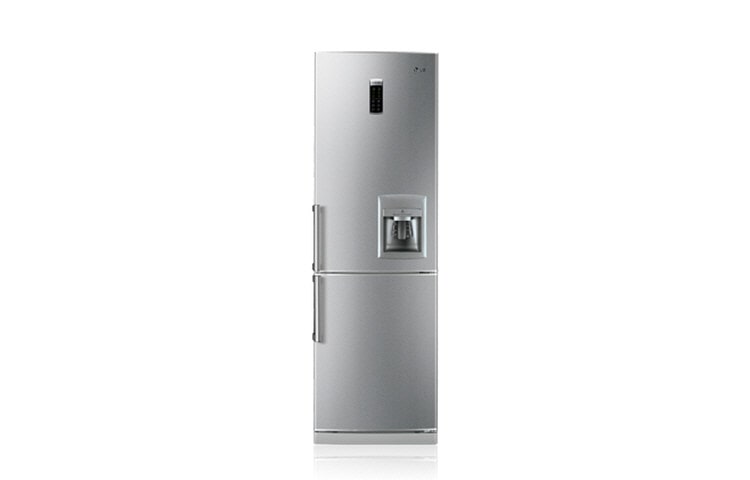Front view of Combination Refrigerator/Freezer with Built-in Water Dispenser (Gross Capacity 315 Litres) GB5133AVBW