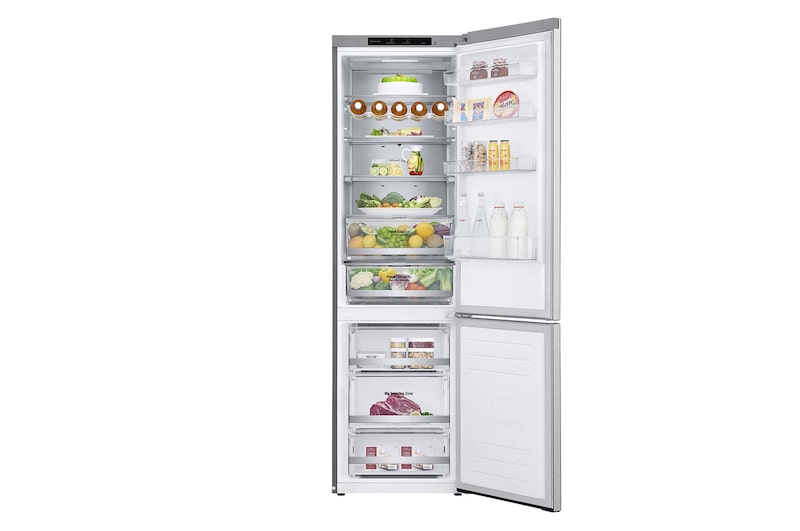 front view door open with food