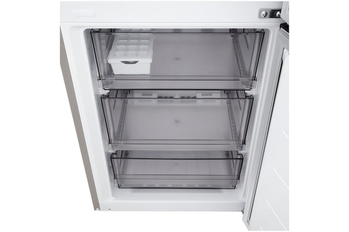 LG bottom freezer (GBBS524CPY) back view showing rear panel