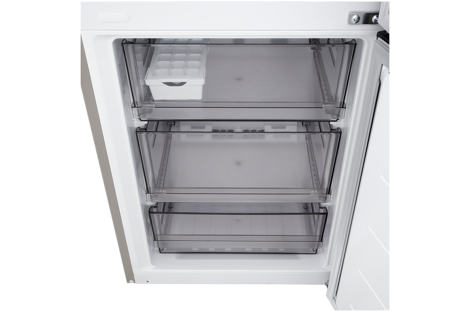 LG bottom freezer (GBBS524CPY) back view showing rear panel