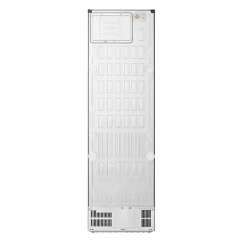 LG bottom freezer  back view showing rear panel