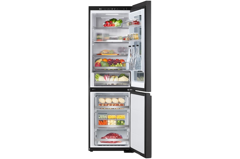 front open view with food stored
