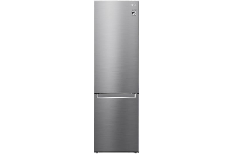 Front view of 384L Tall Fridge Freezer Shiny Steel (GBP52PZNCN1)