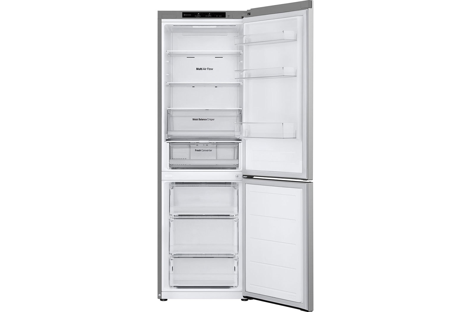 front view door open without food 
