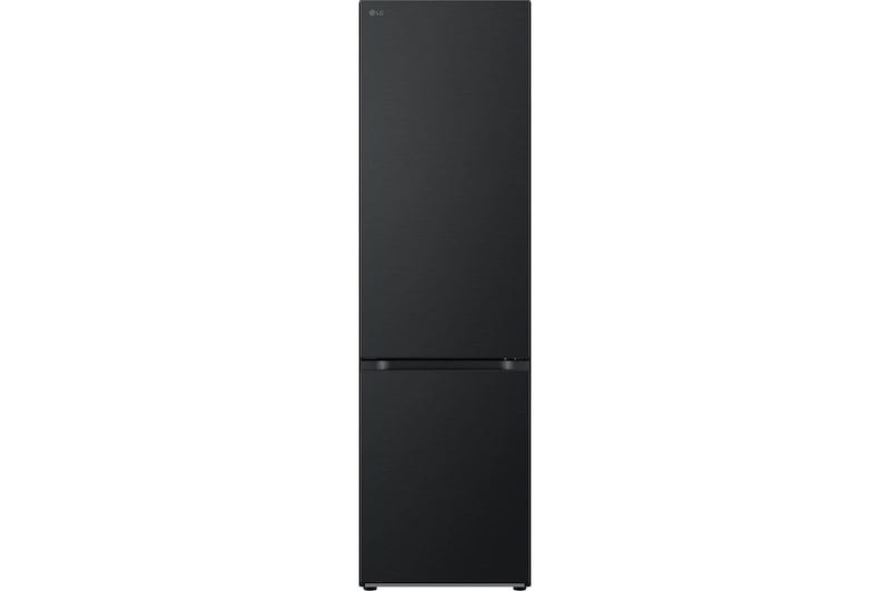 Front view of 387L Tall Fridge Freezer Matte Black - gbv5240cep