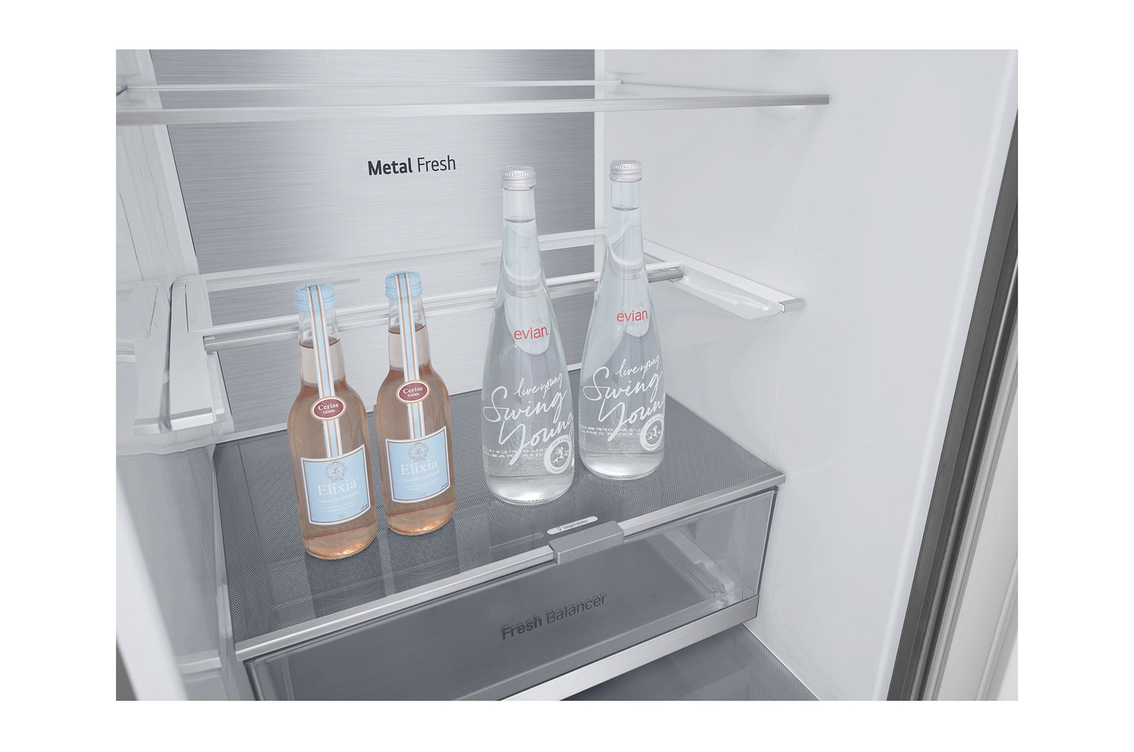 drawer with bottle