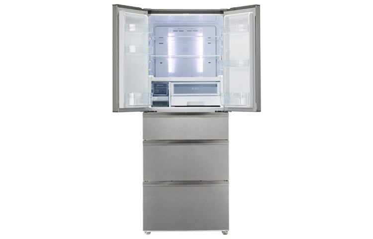 LG Multi Door fridge freezer in Brushed Steel (Gross capacity 483 Litres), GM5148AERV