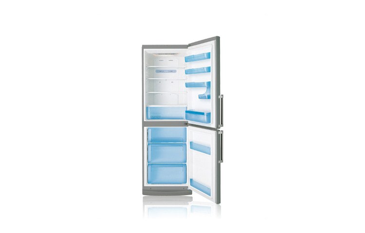 LG Combination Refrigerator/Freezer (Gross Capacity 328 Litres; Brushed Steel), GR419BSGA