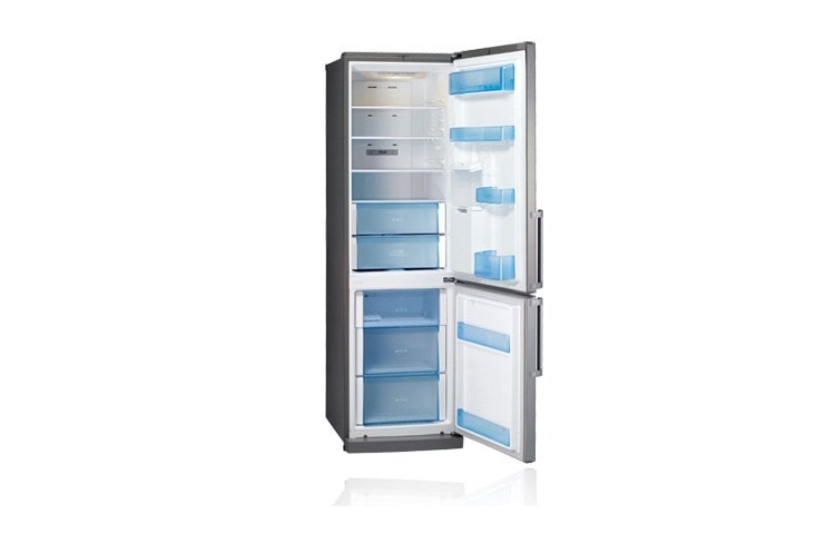 LG Combination Refrigerator/Freezer with Built-in Water Dispenser (Gross Capacity 360 Litres), GRF459BSGA