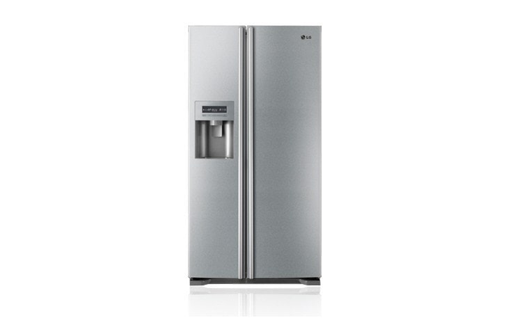 Front view of Side-by-Side Refrigerator/Freezer (Gross Capacity 613 Litres) GS7161AELV