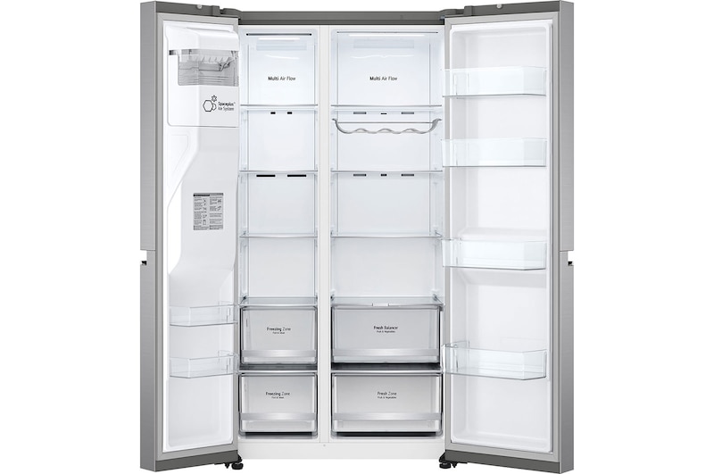 front view with door open 