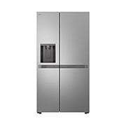 Front view of 641L NatureFRESH Side-By-Side Refrigerator Prime Silver (GSLC41PYPE)