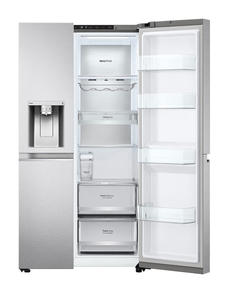 Front single door open without food