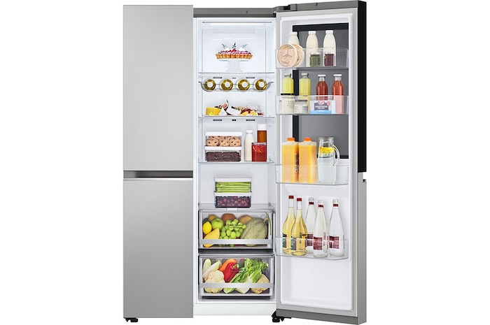 front view with right open