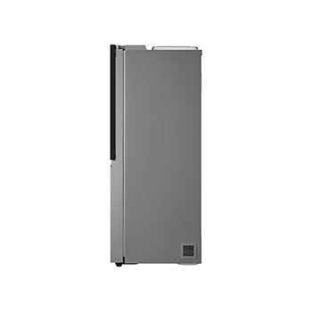 Front view of 628L, InstaView™ American Style Fridge Freezer, Silver - GSXE81PYBE