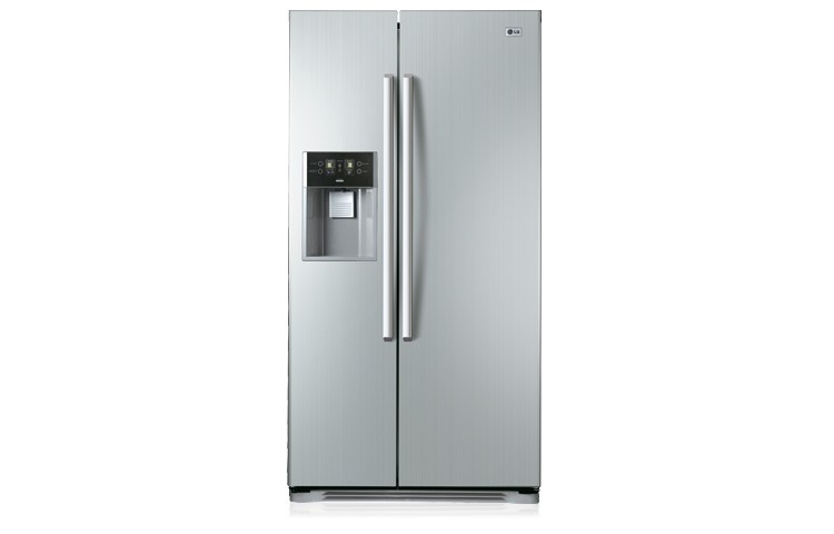Front view of Side-by-Side Refrigerator/Freezer (Gross Capacity 574 Litres) GWL207FLQA