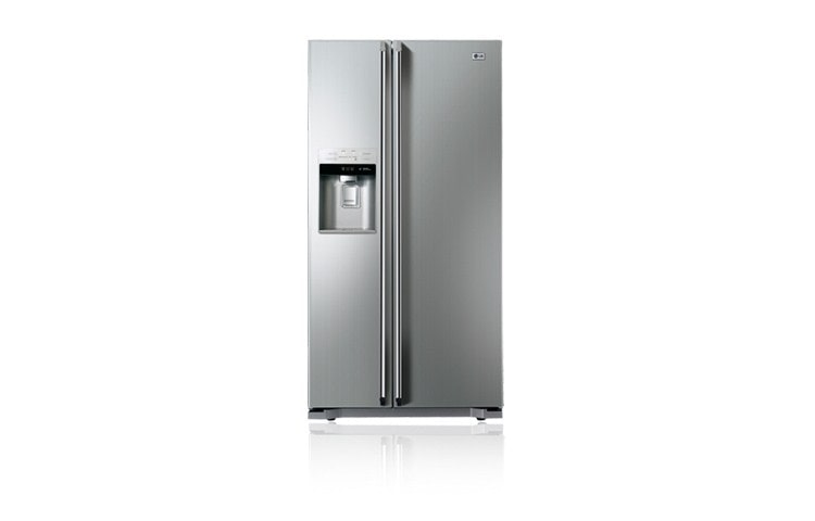 Front view of Side-by-Side Refrigerator/Freezer (Gross Capacity 606 Litres) GWL227HTYA