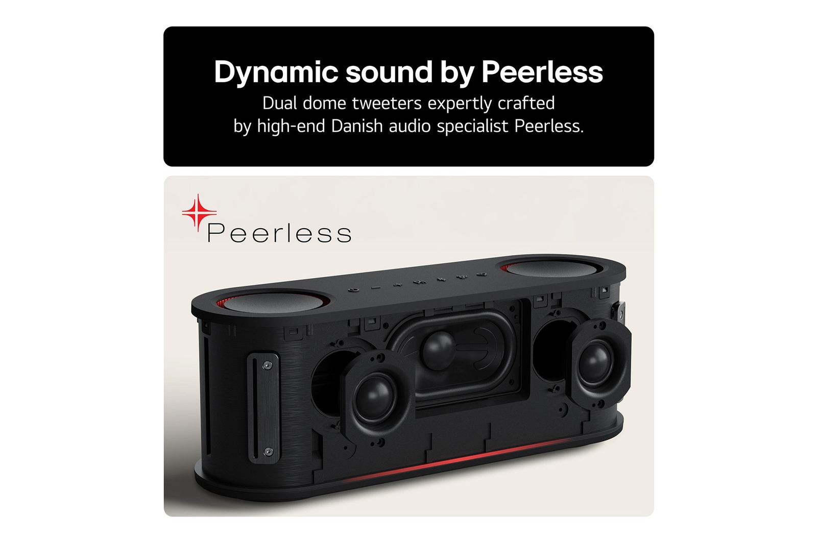 USP card: Dual dome tweeters