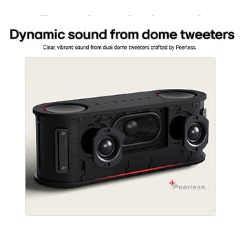 USP card: Dual dome tweeters