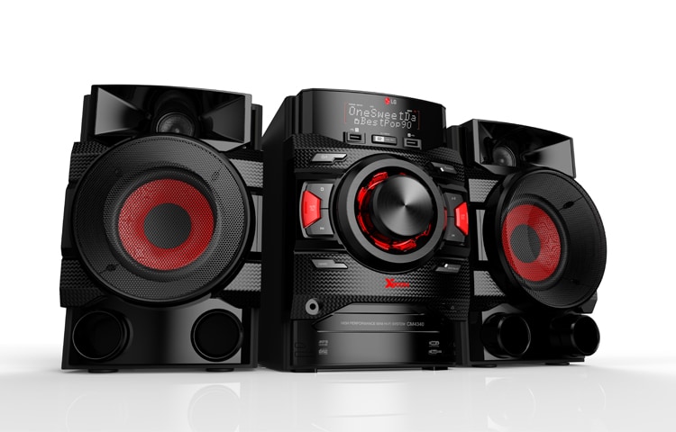 LG 200W LG XBOOM CM4340 Home Audio System with Auto DJ and Bass Blast, CM4340