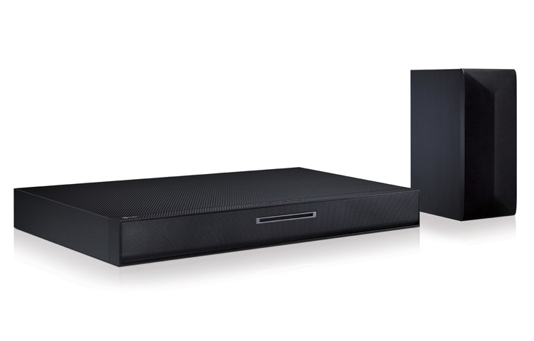 LG 2.1 Ch 200W SoundPlate™ with LG Smart & Blu-ray Disc™ Playback, LAB550W