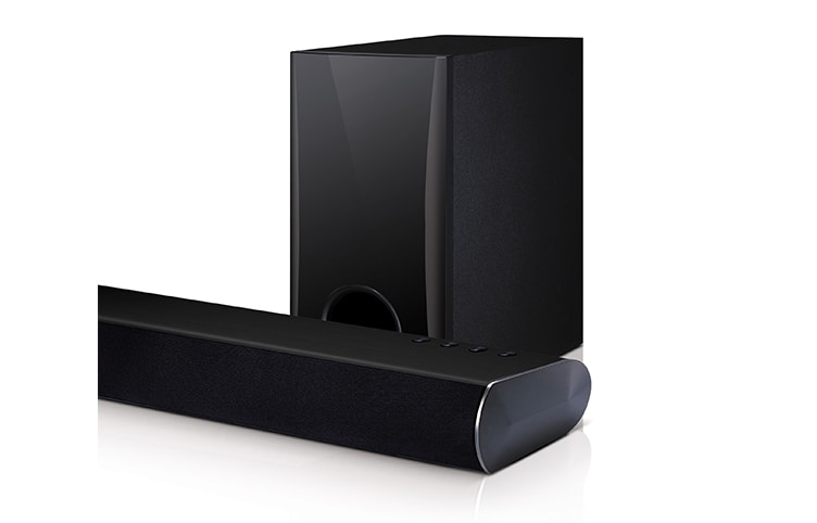 LG 2.1 Ch 120W LAS350B Soundbar with Wired Subwoofer, LAS350B