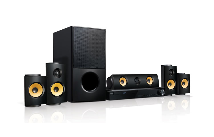 Front view of LG Home Theater System LHB725 LHB725