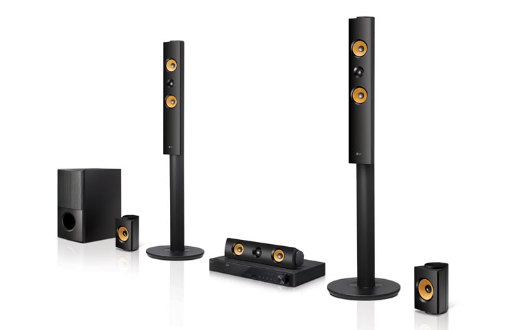 Front view of LG Home Theater System LHB745 LHB745