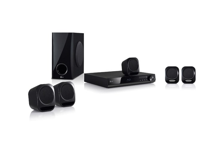 Front view of Blu-Ray Disc™ Home Cinema System (5.1 Channel, 4 Satellite) BH4120S
