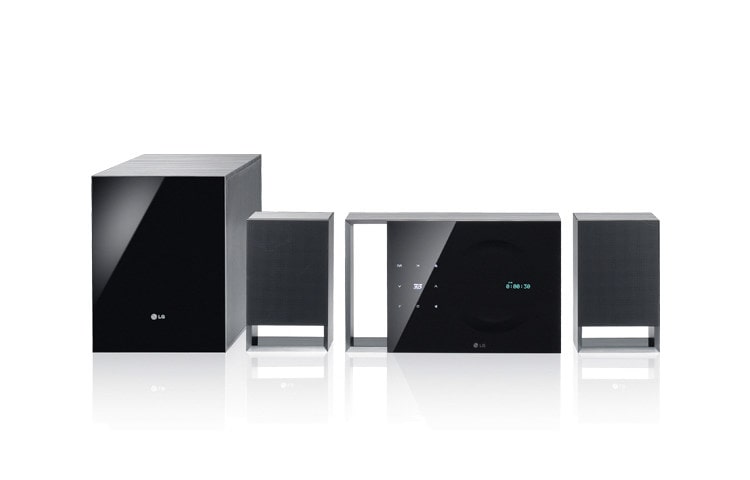 Front view of 3D Blu-ray Disc Playback 2.1 Stylish Floating Design Home Cinema System with LG Smart BH5320F