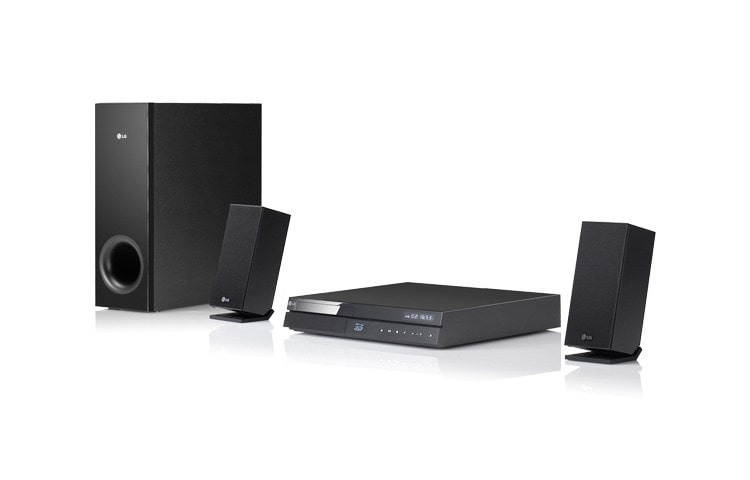 Front view of 3D Blu-Ray Disc™ Home Cinema System with LG Smart TV (2.1 Channel, 2 Satellite) BH6220C