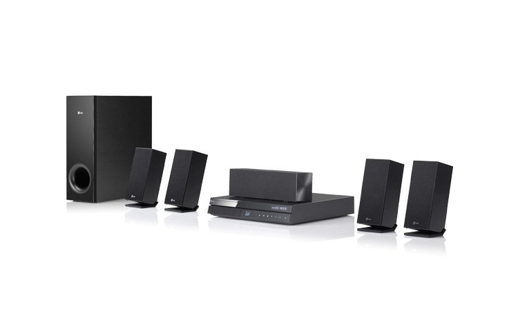 Front view of 3D Blu-Ray Disc™ Home Cinema System with LG Smart TV (5.1 Channle, 4 Satellite) BH6220S