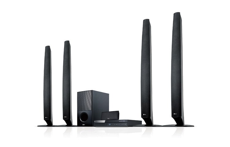 Front view of 3D Blu-Ray Disc™ Home Cinema System with LG Smart TV (5.1 Channel) BH6620T